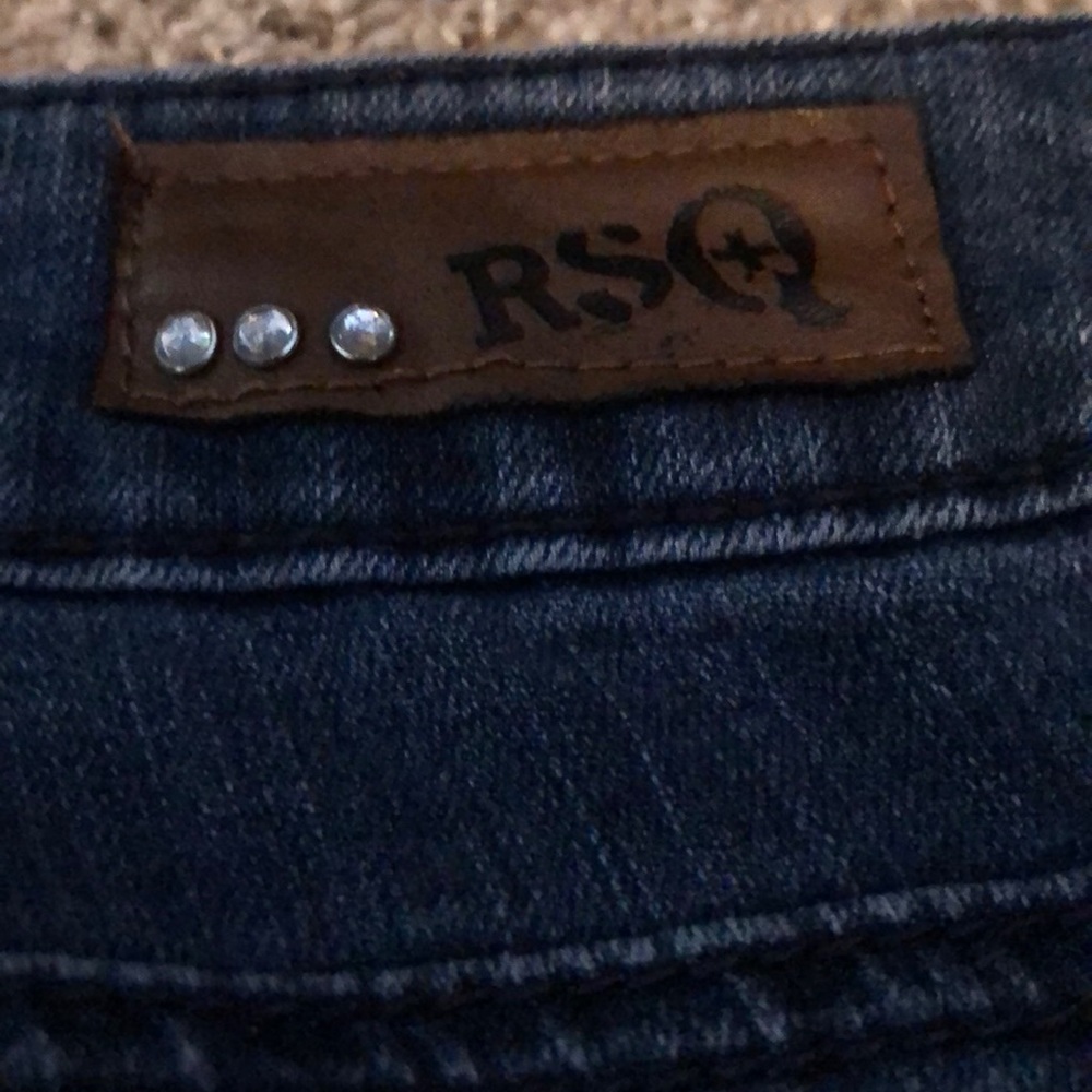 RSQ Ibiza Extreme Skinny Jeans Dark Blue Wash 3R - Picture 6 of 6